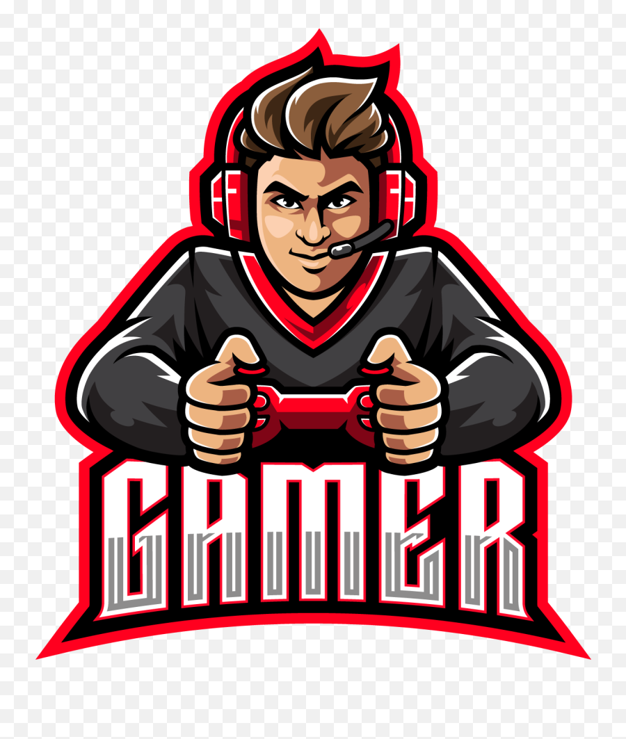 Free Gaming Logo Mascot U2013 Graphicsfamily - Gamers Logo Emoji,Youtube Gaming Logo