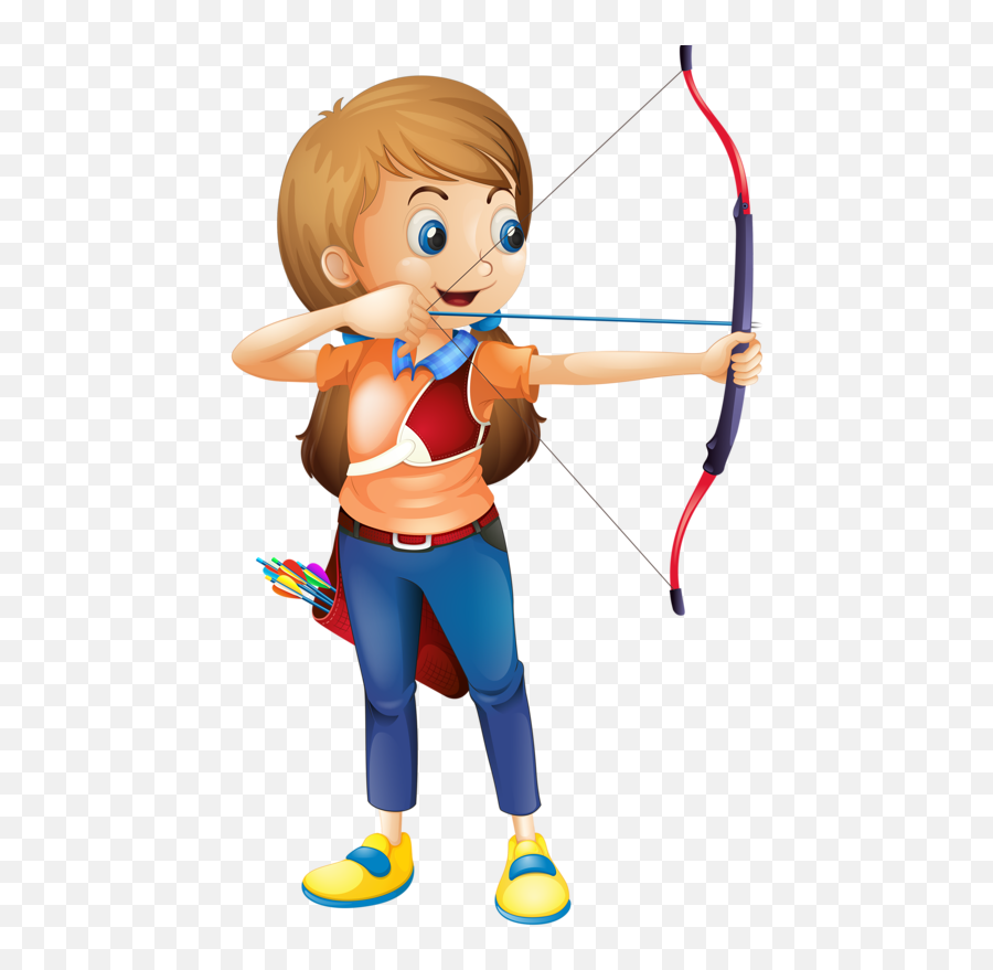 Archery Clipart Boy Archery Boy Transparent Free For - Archery Cartoon Emoji,Archery Clipart