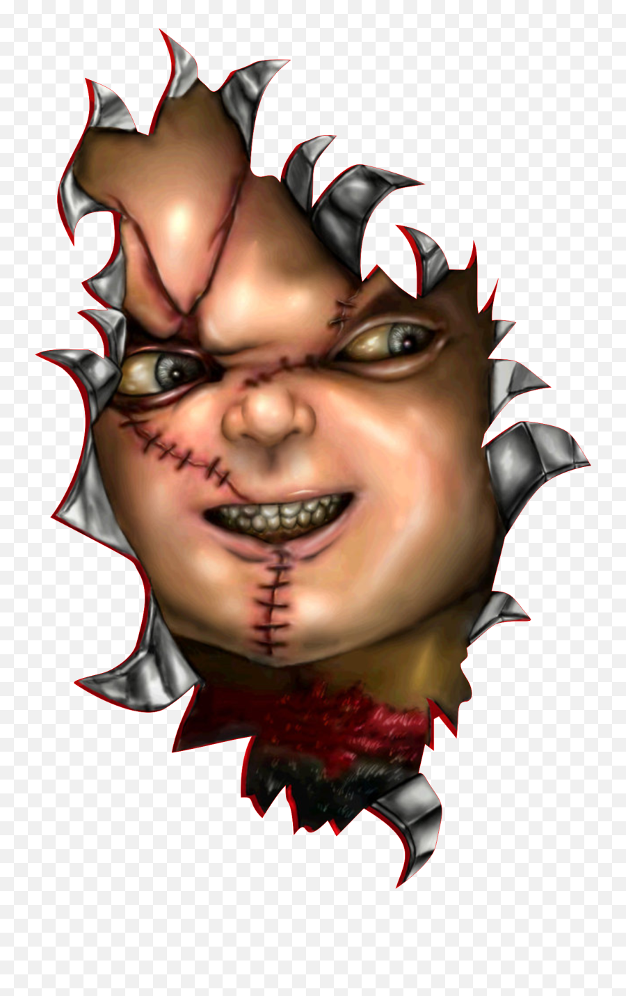 Chucky Download Transparent Png Image - Chucky Sticker Emoji,Chucky Png
