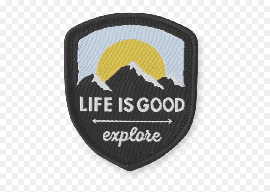 Sale Explore More Positive Patch - Solid Emoji,Life Is Good Logo