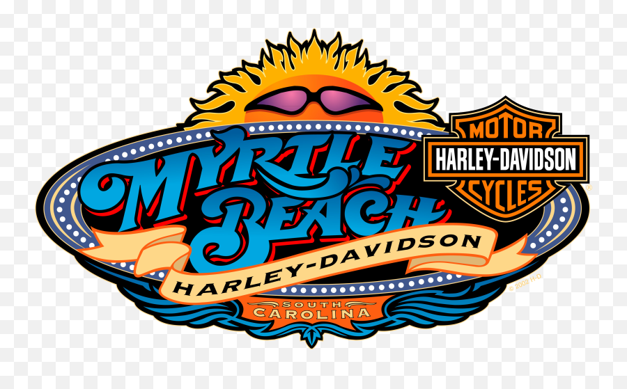 South Carolina Myrtle Beach Harley Davidson Transparent - Myrtle Beach Harley Logo Emoji,Harley Davidson Clipart