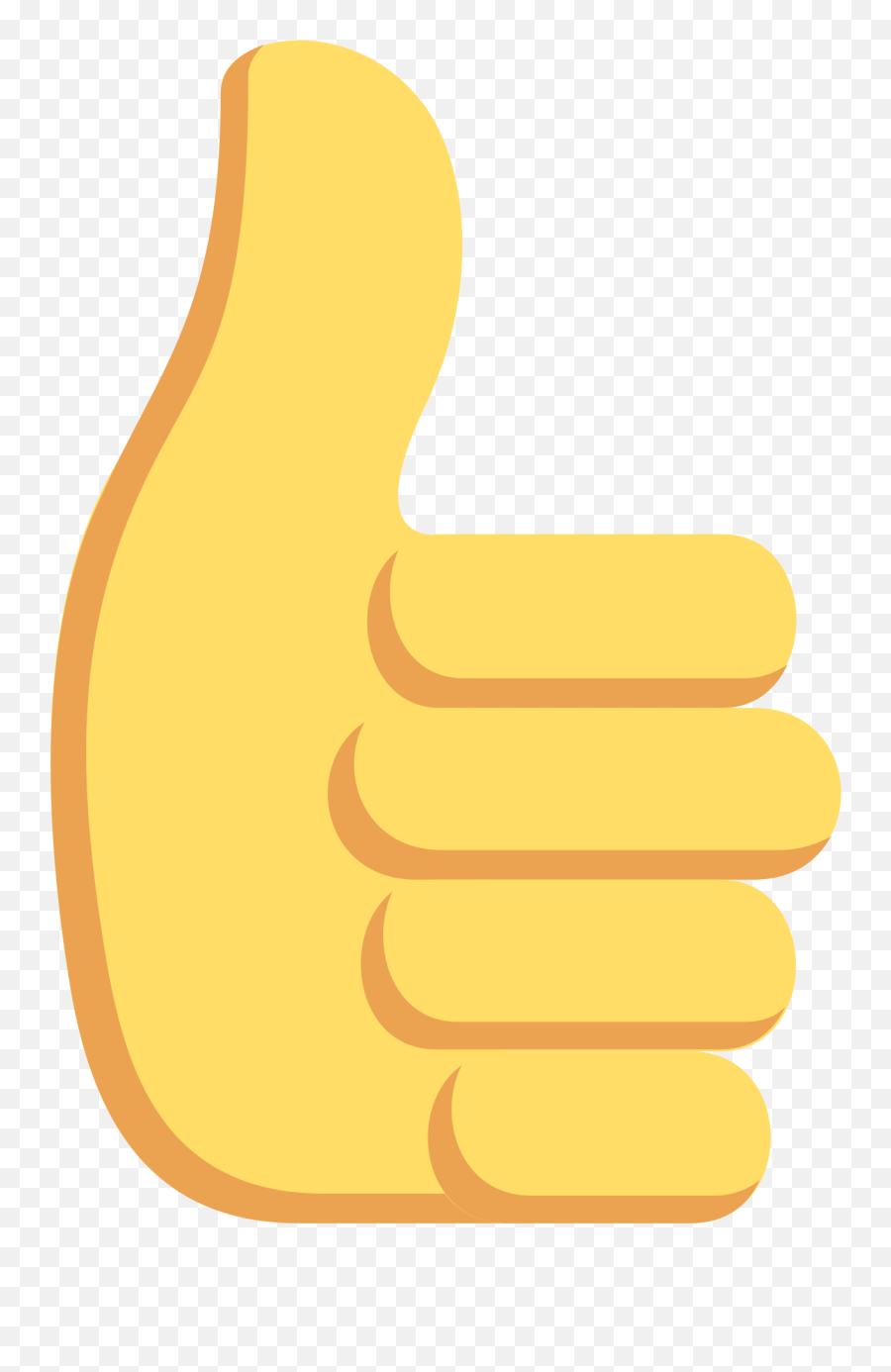 Download Hd Hand Emoji Clipart Discord - Thumbs Up Emoji Discord Thumbs Up Transparent,Discord Png