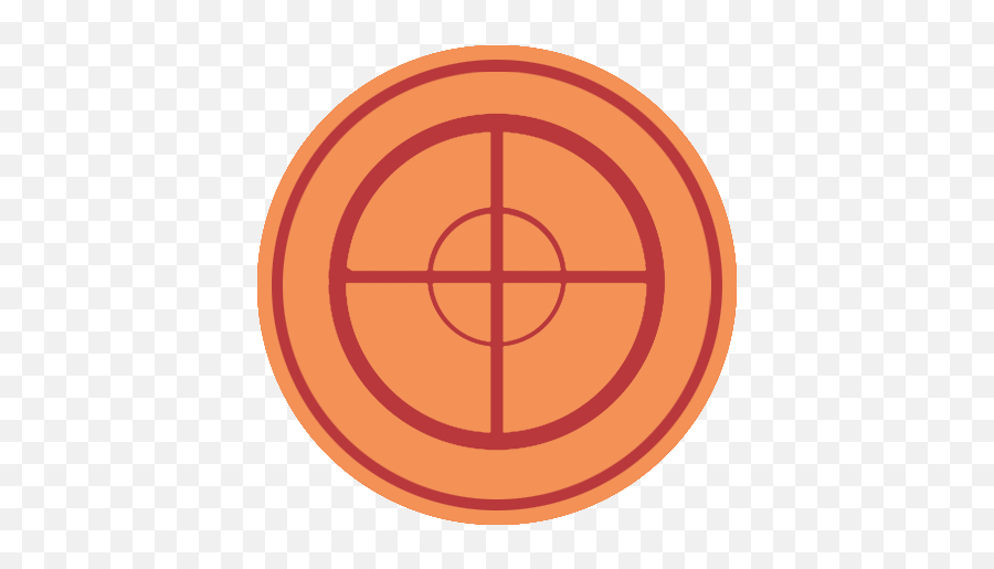 Sniper Emblem Red - Team Fortress 2 Sniper Logo Emoji,Tf2 Logo