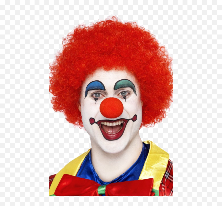 Download Clown With Blue Hair - Blue Clown Wig Emoji,Clown Hair Png