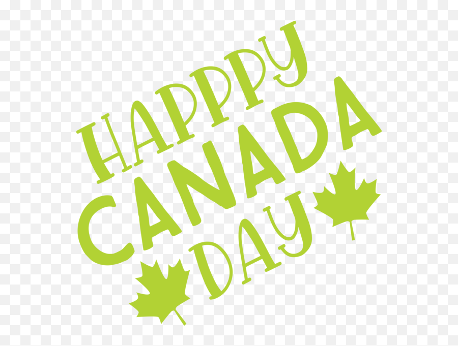 Canada Day Logo Msa National Green For Happy Canada Day For - Canada Flag Emoji,Green Day Logo