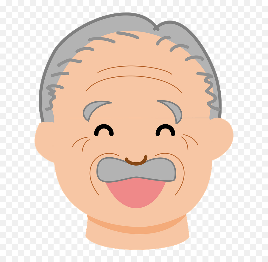 Old Man Is Laughing Clipart Emoji,Laugh Clipart