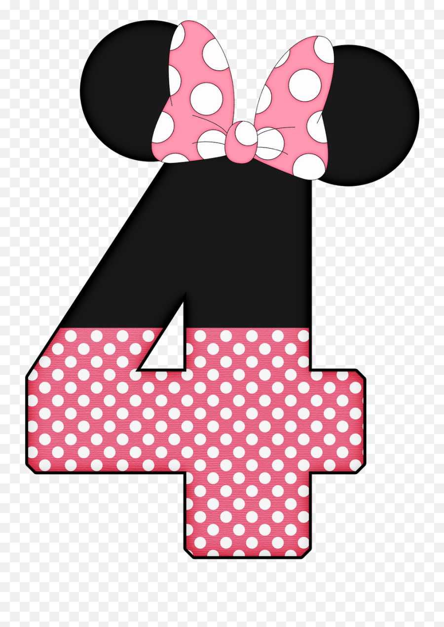 Clipart Letters Minnie Mouse Picture 580794 Clipart - 3 Minnie Mouse Emoji,Minnie Mouse Png