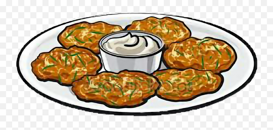 Hanukkah Latkes Happyhanukkah Freetoedit - Potato Pancakes Food Emoji,Happy Hanukkah Clipart