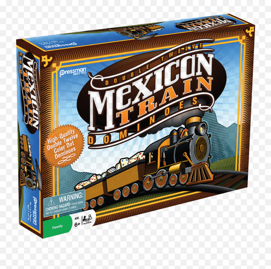Download Pressman Mexican Train Dominoes - Full Size Png Emoji,Dominoes Png