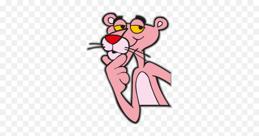 Pink Panther 8211 Roofing Logo Vector - Ai Free Graphics Emoji,Pink Panther Clipart