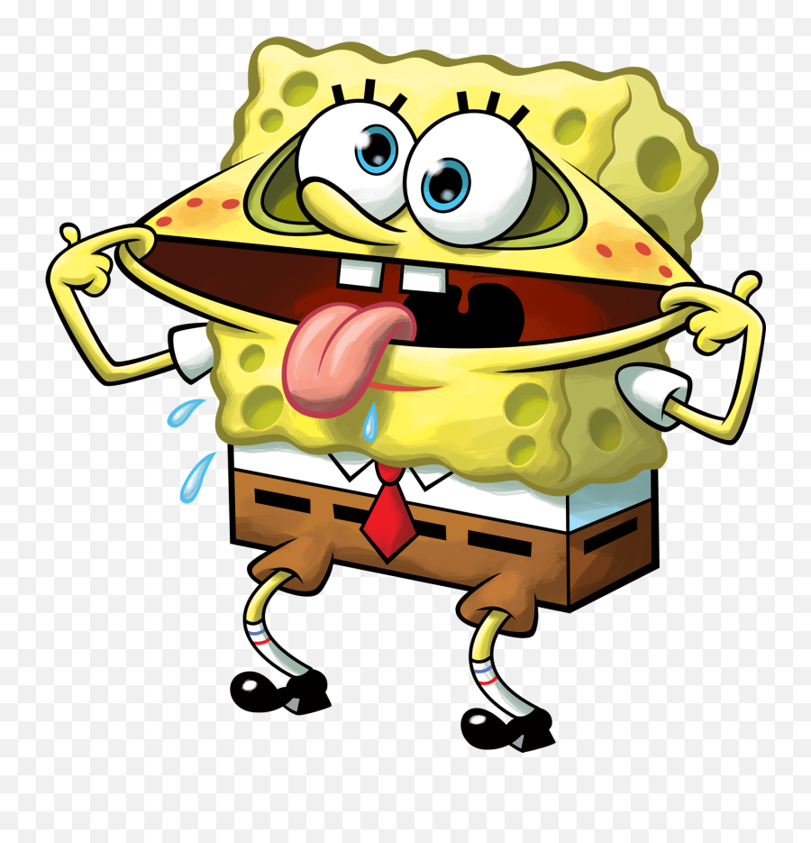 Spongebob Clipart Spongebob Krabby Patty - Spongebob Emoji,Spongebob Face Transparent