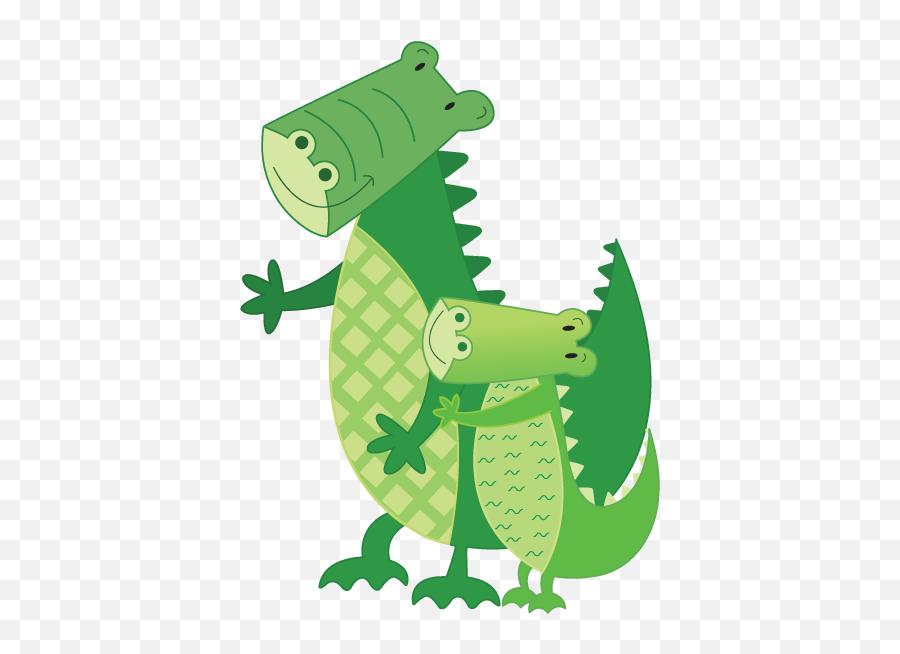 Crocodile Clipart Safari Jungle Animal Cute - Illustration Fictional Character Emoji,Jungle Clipart
