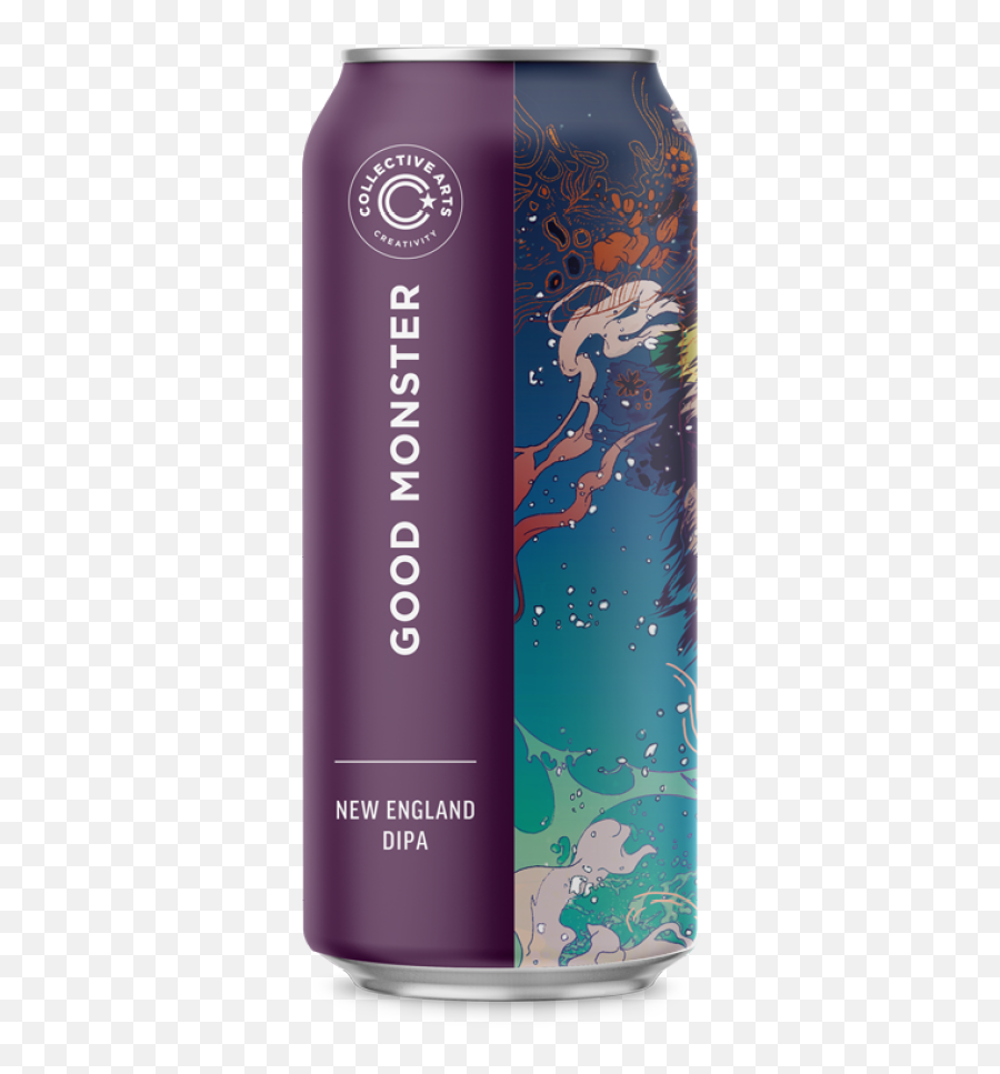 Good Monster Dipa Collective Arts Brewing Emoji,Monster Can Png