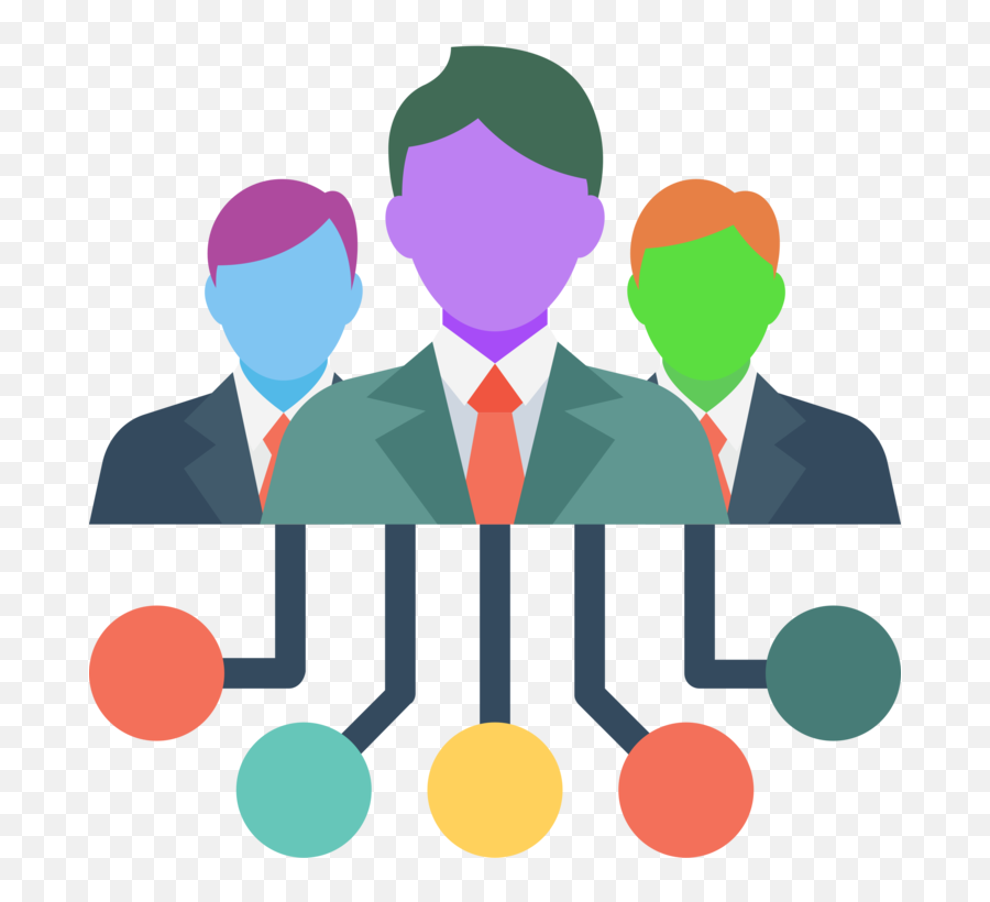 Recruiter Sharing Collaboration Png - Transparent Organization Icon Png Emoji,Teamwork Clipart