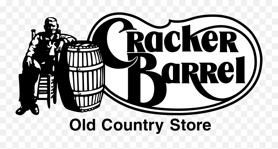 Cracker Barrel Logo Black And White - Cracker Barrel Logo Vector Emoji,Cracker Barrel Logo