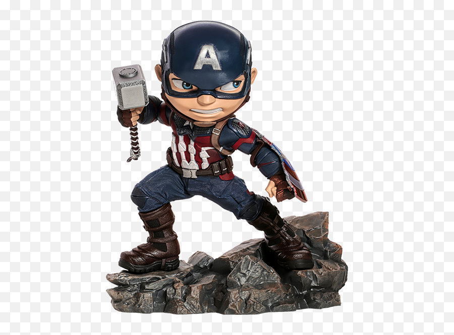 Marvel Captain America Avengers Endgame Mini Co Figure By Iron Studios Emoji,Captain America Hydra Logo