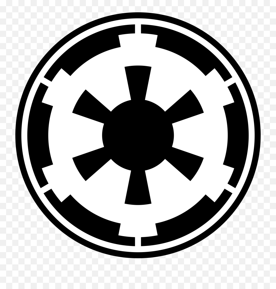 Galactic Empire Star Wars Star Wars Stencil Star Wars - Star Wars Empire Logo Emoji,Star Wars Logo
