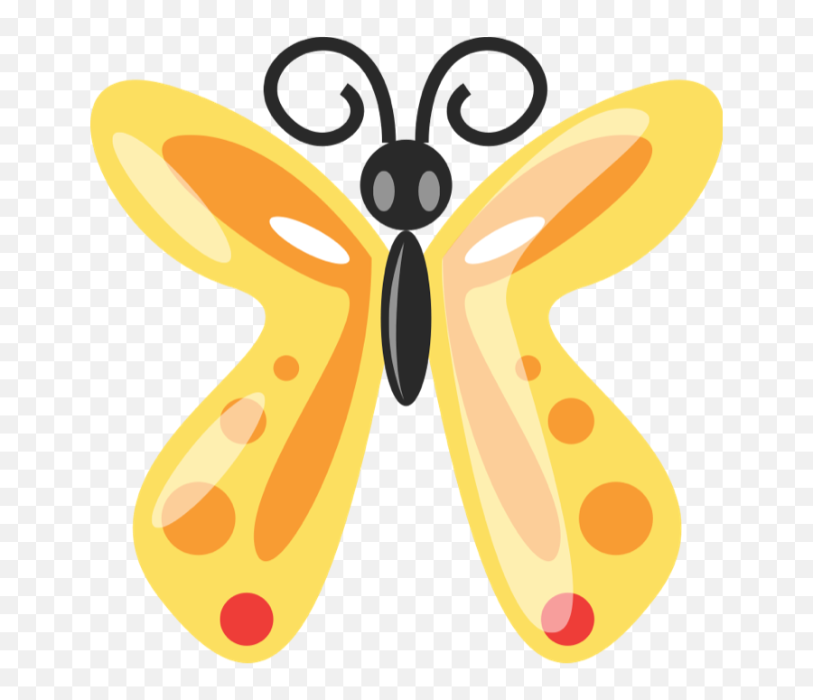 Free Graphics Of Butterflies Butterfly Clipart - Clipartix Golden Cartoon Butterfly Emoji,Butterfly Clipart