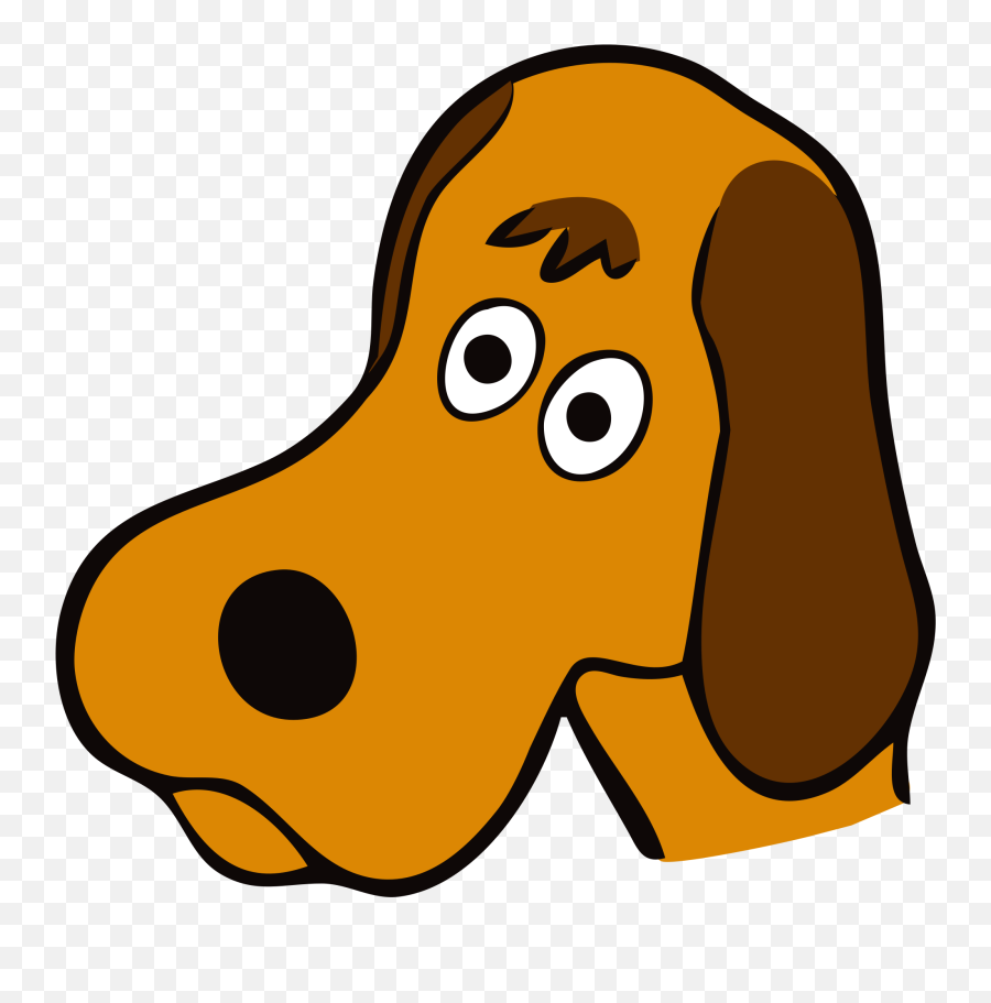 Brown Cute Dog Clipart - Perro Con Sarna Dibujo Emoji,Dog Clipart