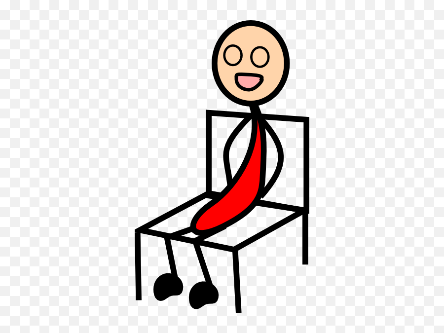 Sit In Chair Clip Art - Sitting On Hands Clip Art Emoji,Sitting Clipart