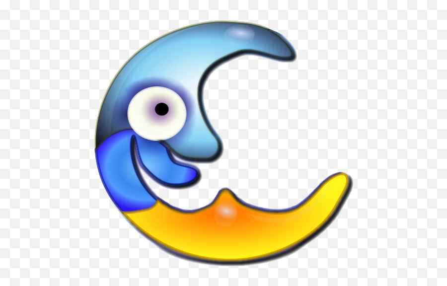 Full Moon Clip Art - Cartoon Moon Png Download 530500 Portable Network Graphics Emoji,Cartoon Moon Png