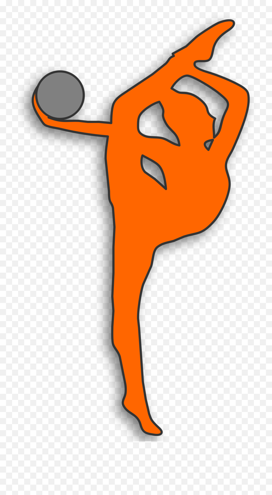 Free Gymnastics Clip Art - For Cheerleading Emoji,Gymnastics Clipart