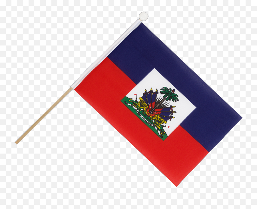 Download Hand Waving Flag 6x9 - Haitian Flag Png Full Haiti Emoji,Waving Flag Png