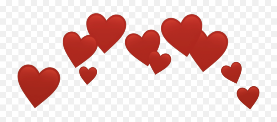 Red Hearts Png - Red Heart Hearts Heartcrown Heart Emoji Transparent Blue,Red Heart Transparent