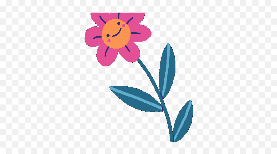 Flower Cartoon Gif Animated Dancing - Floral Emoji,Flowers Transparent