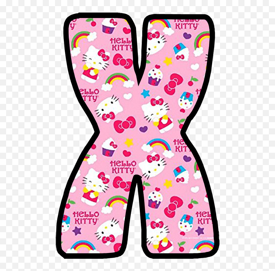 Buchstabe - Letter X Hello Kitty Printables Hello Kitty Emoji,Letter X Clipart