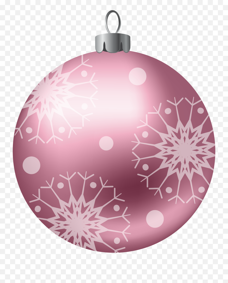 Pink Christmas Ornaments Christmas Clipart Christmas - Pink Christmas Balls Clipart Emoji,Christmas Ornaments Clipart