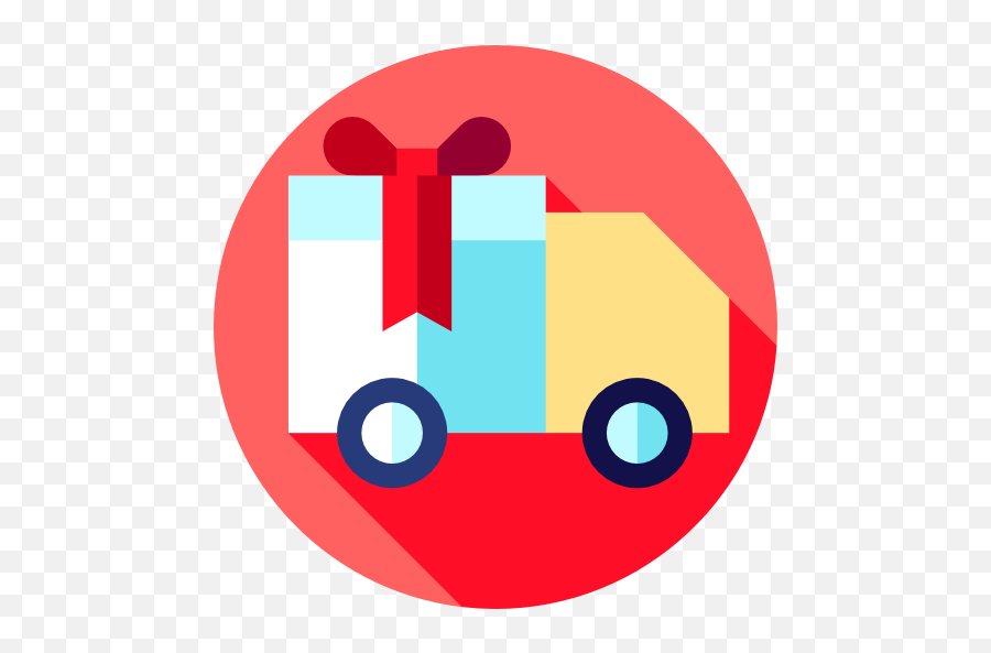 Delivery Truck Free Icon - Round Delivery Truck Icon Emoji,Delivery Icon Png