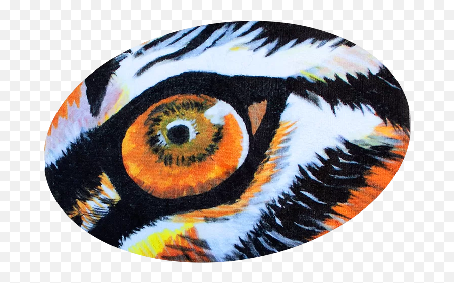 Clemson Tiger Eye Oval Magnet Emoji,Clemson Tiger Logo