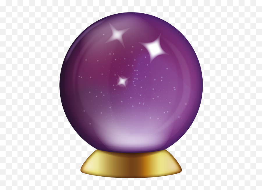 Crystal Ball Emoji Png - Emoji Crystal Ball Png Clipart,Sphere Png
