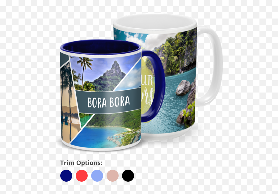 Custom Mugs Personalized Photo Mug Printing At Gotprintcom Emoji,Logo Coffee Cups