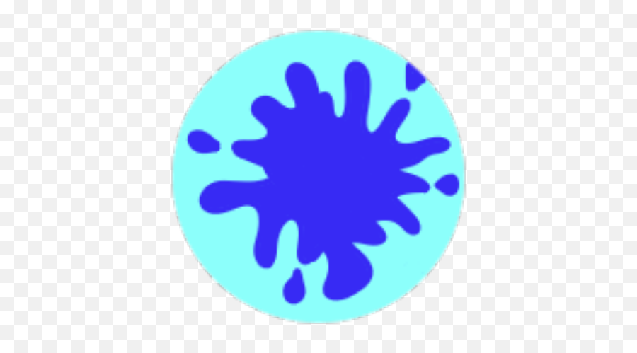 Blue Paint Splatter - Roblox Emoji,Blue Paint Splatter Transparent