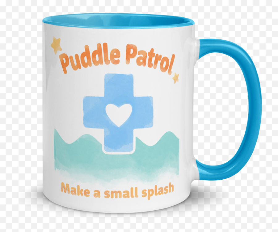 Pretendagain U2013 Puddle Patrol Mug Emoji,Puddle Transparent