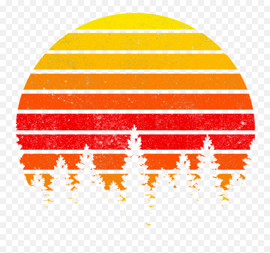 Sunset Retro Sun - Dot Emoji,Sunset Png