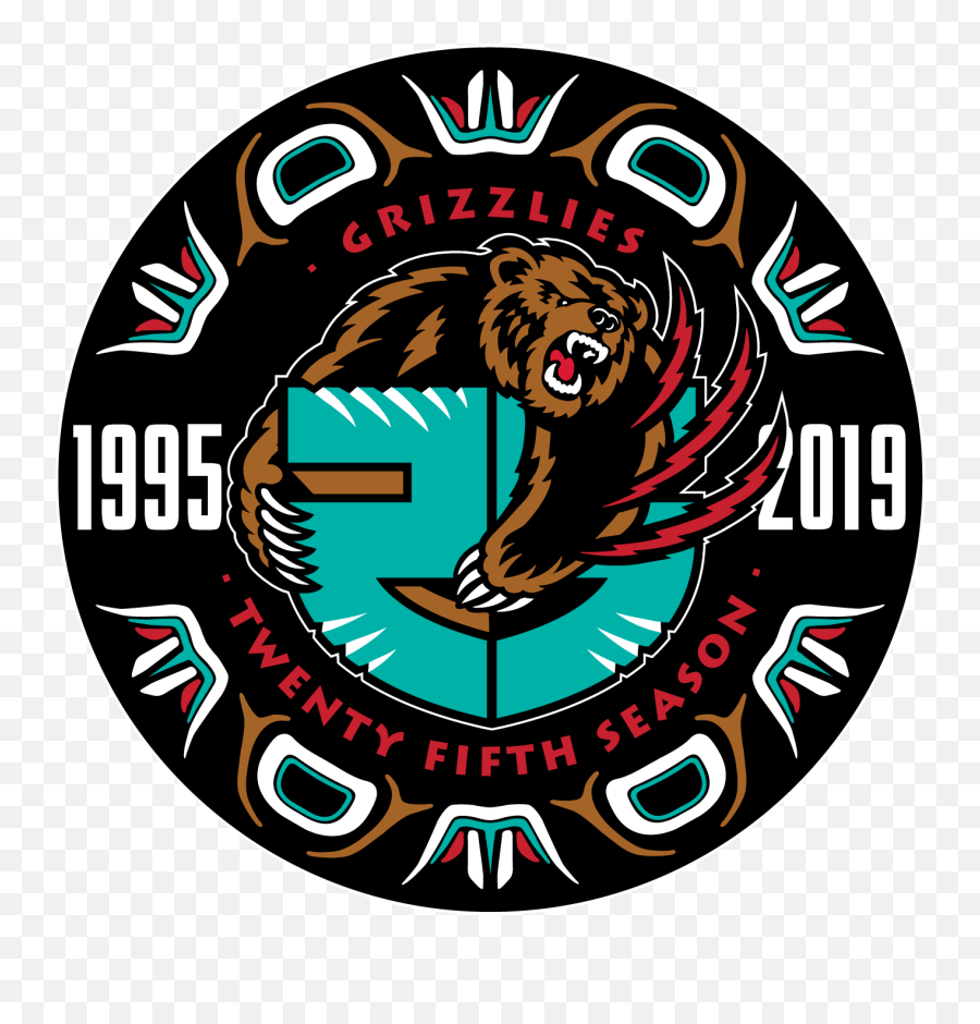 Memphis Grizzlies 25th Anniversary - Grizzlies Emoji,Memphis Grizzlies Logo