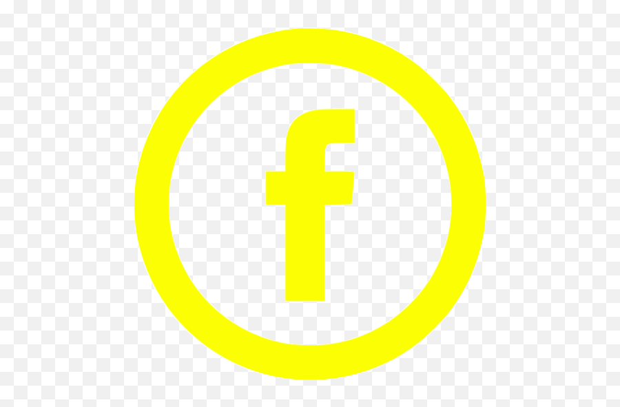 Yellow Facebook 5 Icon - Free Yellow Social Icons Transparent Yellow Facebook Icon Emoji,Fb Logo