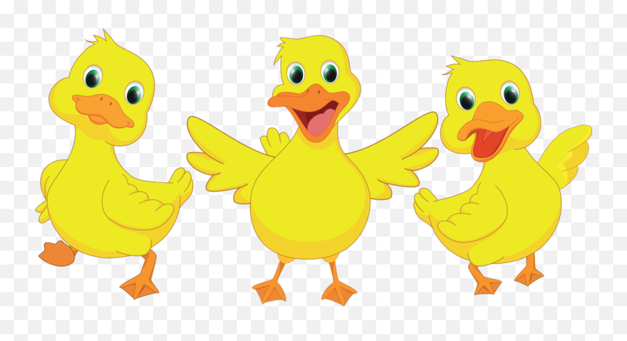 Ducks Clipart Three Duck Picture 971222 Ducks Clipart - Ducks In A Row Clipart Emoji,Duck Clipart