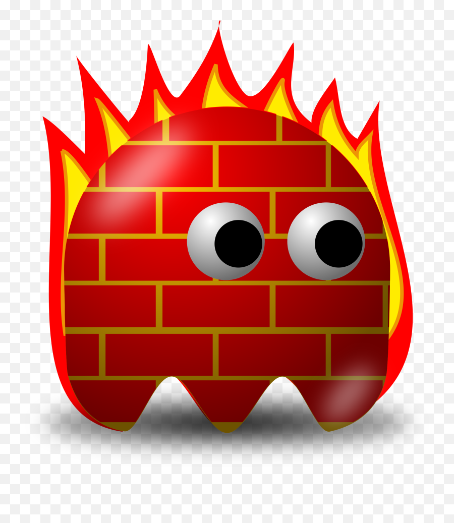 Download Wall Clipart Firewall - Fire Wall Clipart Png Image Firewall Cartoon Emoji,Wall Clipart