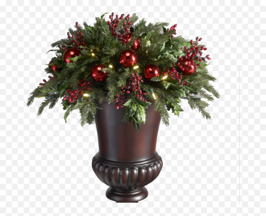 Christmas Outside Clipart Hq Png Image - Christmas Urn Filler Berry Emoji,Outside Clipart
