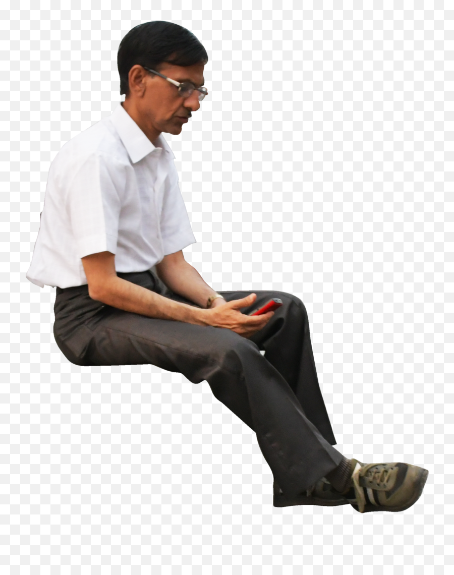 Download Jugaad Render Man Sitting - Transparent Person Sitting Png Emoji,People Sitting Png
