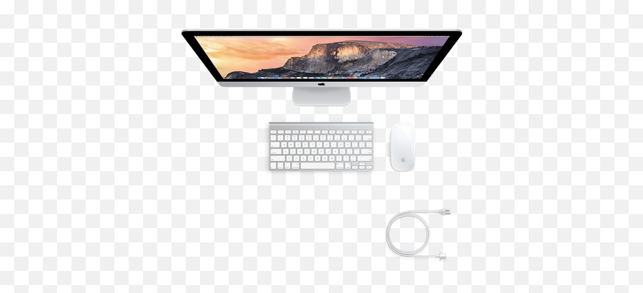 Download The - Apple Computer From Above Emoji,Imac Png