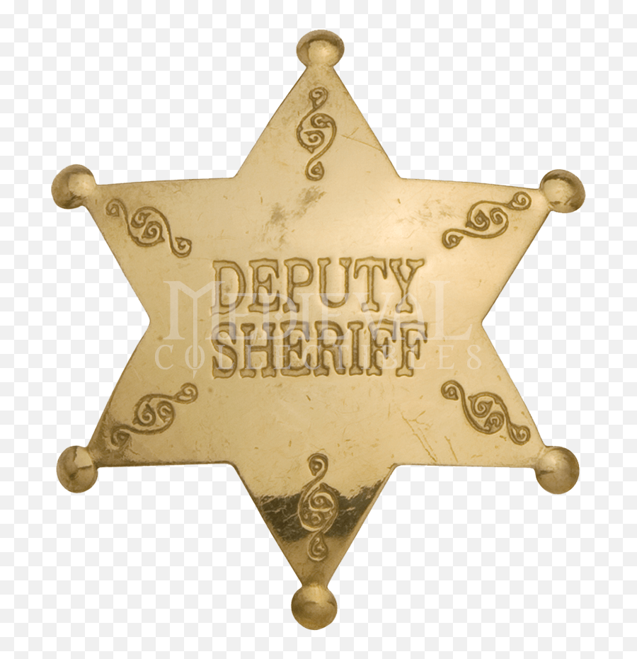 Sheriff Badge Police Officer Brass Lapel Pin - Sheriff Png Wild West Sheriff Badge Emoji,Sheriff Badge Clipart