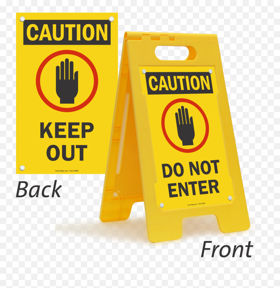 Floorboss Xl Free - Standing Sign Highimpact Plastic 235inh X 1225inw Caution Do Not Enter Wgraphic Floorboss Xl Floor Sign Do Not Enter Floor Sign Emoji,Do Not Sign Png