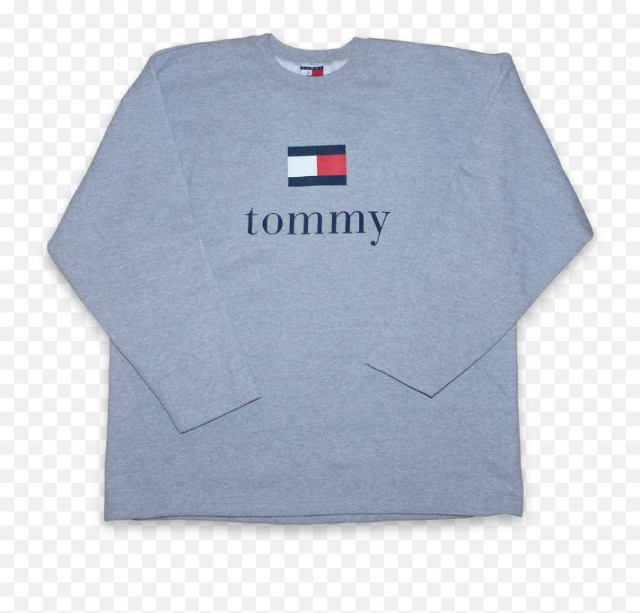 Vintage Tommy Hilfiger Logo Sweatshirt Xxlarge Double - Fendi Emoji,Tommy Hilfiger Logo