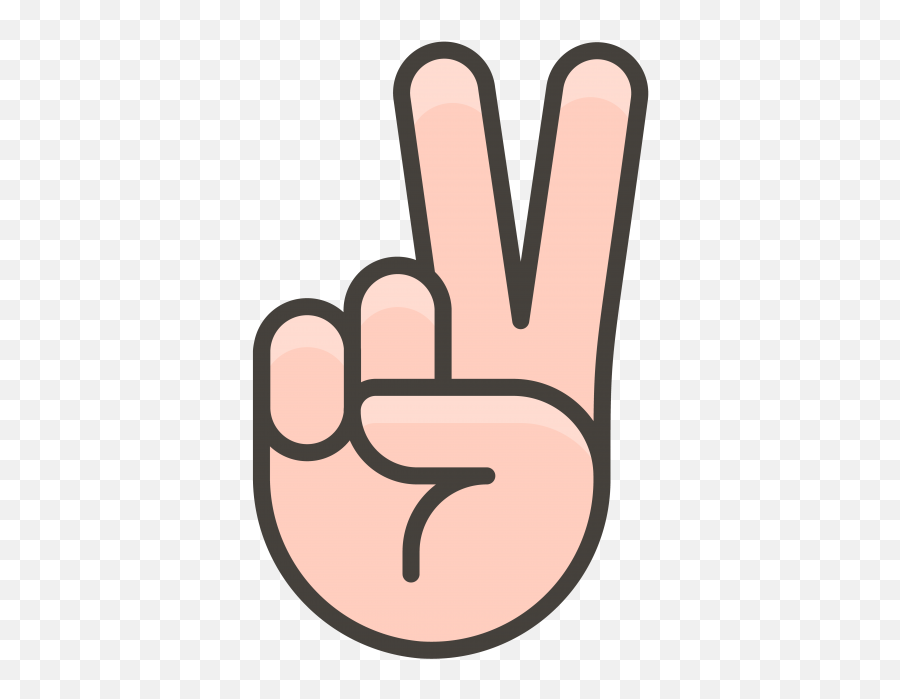 Victory Hand Emoji Png Transparent - Transparent Fingers Crossed Clipart,Hand Emoji Png