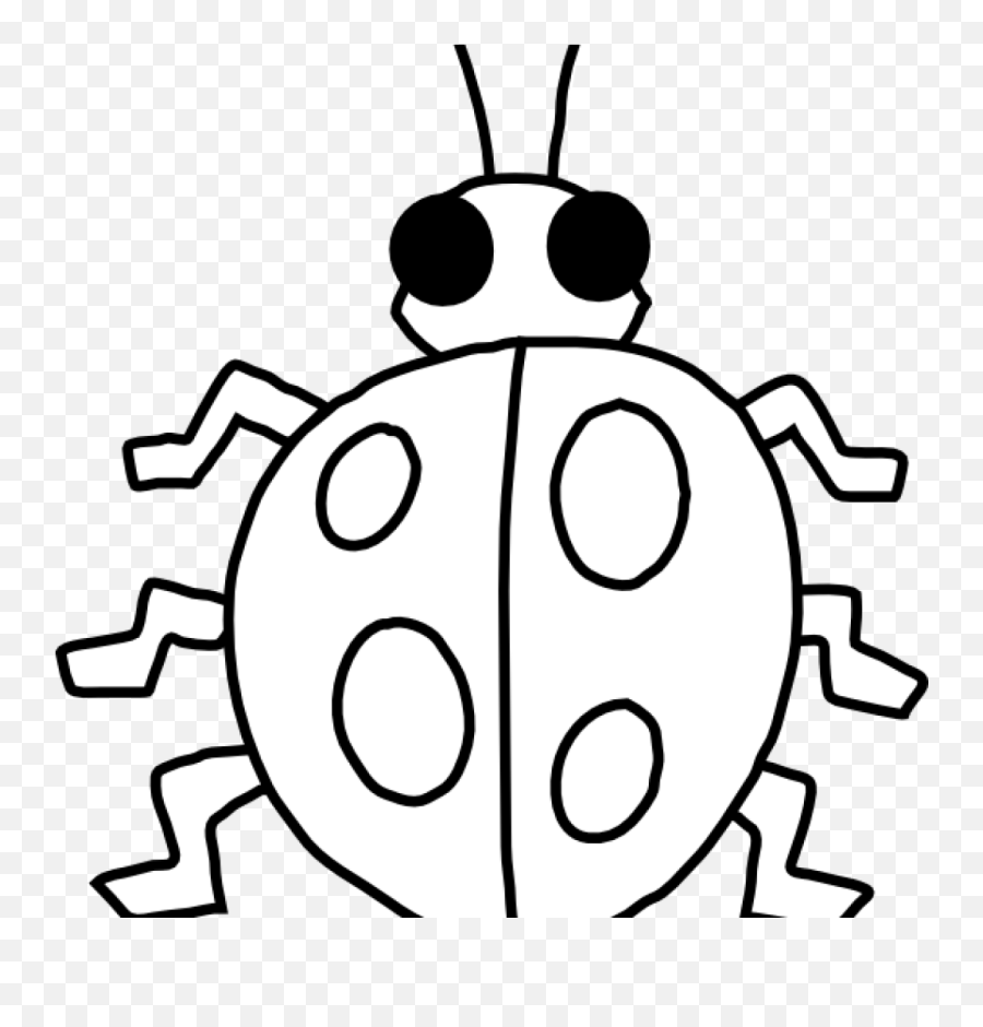 Ladybug Outline Ladybug Clip Art At - Outline Ladybird Emoji,Worksheet Clipart